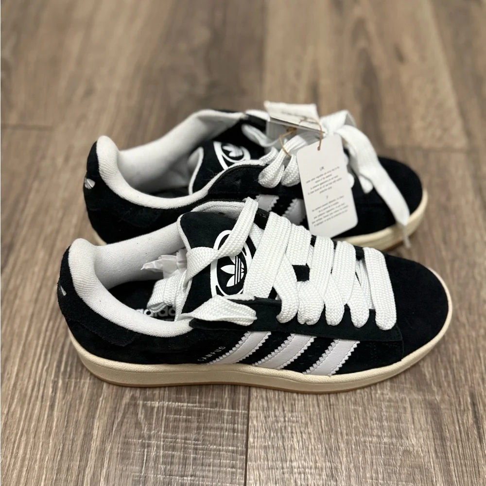 Size 4 (GS) - adidas Campus 00s Low Black White Gum
